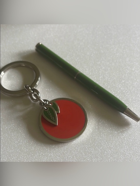 Coach Accessories - Coach Orange Key Chain with Coach pen